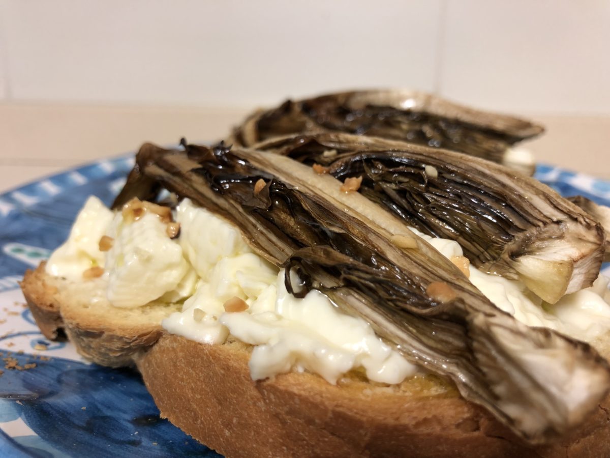 Bruschetta al radicchio tardivo igp