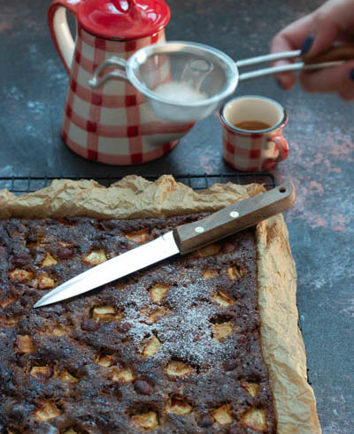 Torta di mele con farina di Segale 2