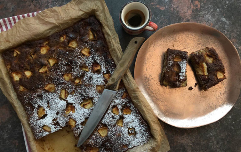 Torta di mele con farina di segale 1